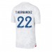 Billige Frankrig Theo Hernandez #22 Udebane Fodboldtrøjer VM 2022 Kortærmet